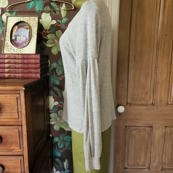 SANCTUARY Waffle Knit Top Size Medium - Picture 5 of 13